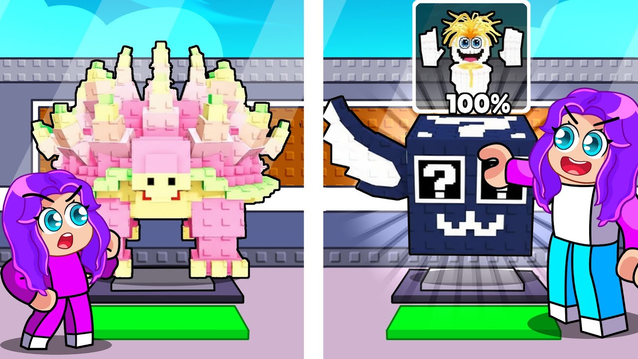 Steal a Brainrot AMA Lucky Block Yarışında Hile Yaptım!