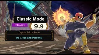 Super Smash Bros. Ultimate Classic Mode With Captain Falcon Intensity 9.9 Clear