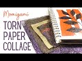 How to Make Torn Paper (Momigami) Collage Paper EASY Video