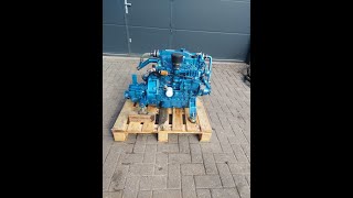 Mitsubishi S4L 38Pk Scheepsmotor Drinkwaard Met Keerkoppeling En Warmtewisselaar