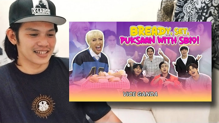 Bready Set. Puksaan with SB19 |VICE GANDA |REACTION!!!!!  LT NANAMAN !!!
