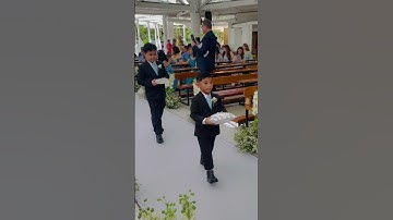 Entourage Ring Bearer💍💒🤵‍♂️💐 #entourage #ringbearer #wedding #groom #bride #bridal #trending