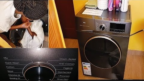 HOW TO USE TCL FRONT LOAD WASHING MACHINE|DEMO #tcl