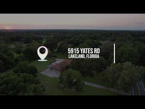 5915 Yates Road, Lakeland, FL home video tour