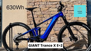 Présentation du GIANT Trance X E+2 2022 - 85 Nm - 630Wh et jusqu'à 800 Wh !