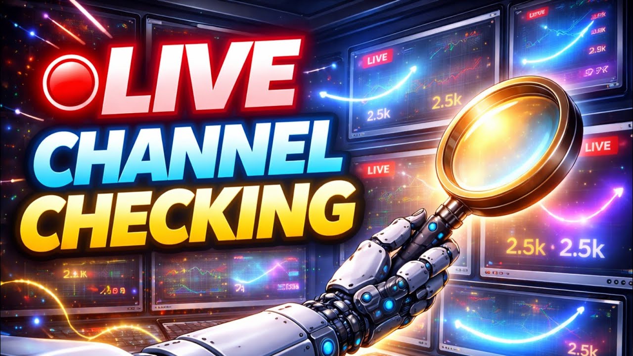 Channel Check 🎉Live channel check - YouTube