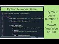 How to Write Python Number Guessing Game With While Loop & If Statements - Tutorial