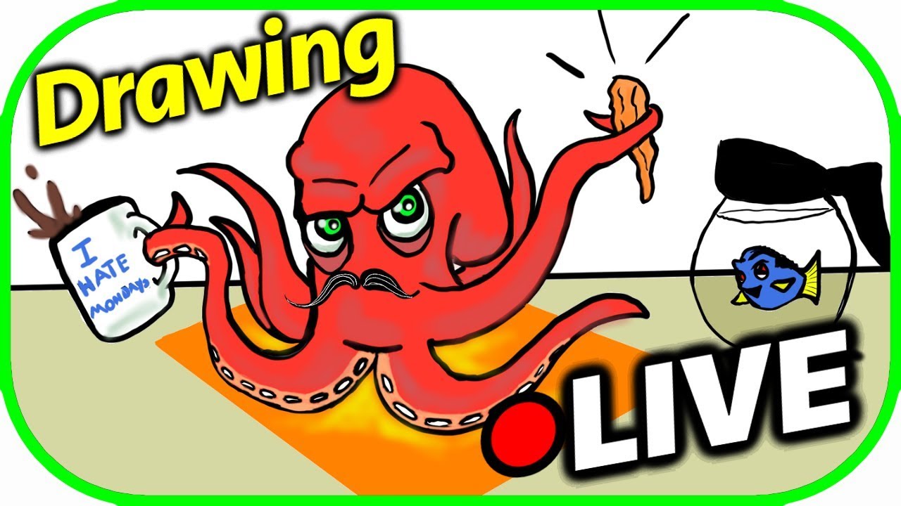 Friday Morning LIVE Drawing + Chat