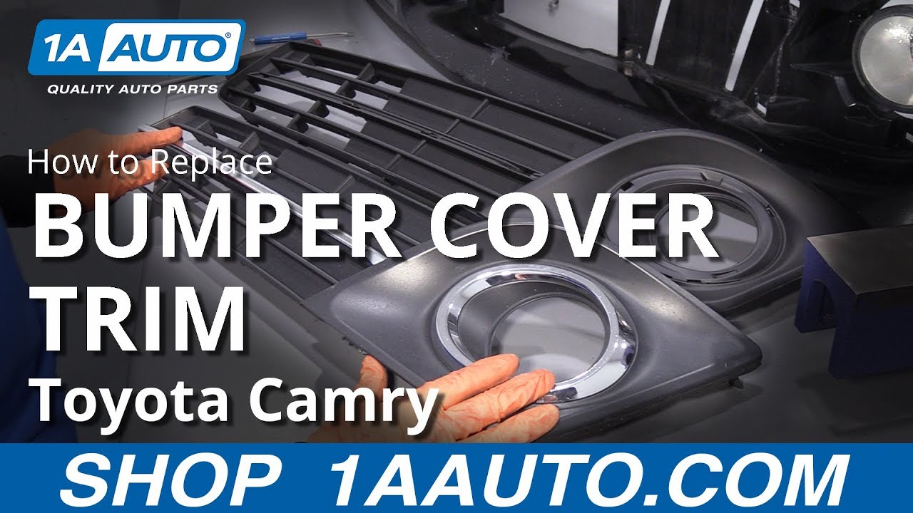 How to Replace Bumper Trim Pieces 11-17 Toyota Camry - YouTube