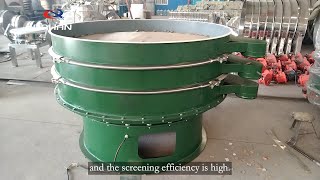 Large carbon steel double deck vibrating screen，multi deck vibrating screen
