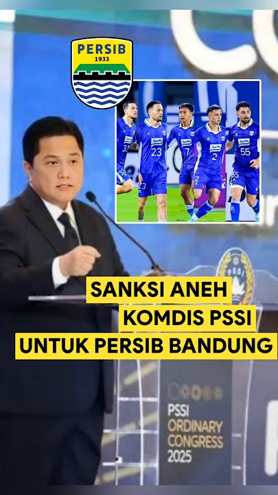 Persib Given Strange Sanctions😭PSSI Disciplinary Committee Up to Mischief Again😡