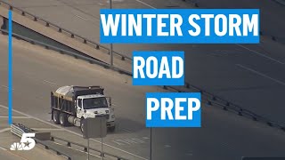 How DFW crews are preparing the roads for winter weather | NBC DFW