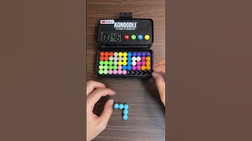 Can I solve in under a minute? #puzzlesolving #satisfying