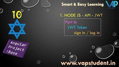 10. MEAN Project | Node JS | API | JWT Token | Angular 12 | Tamil
