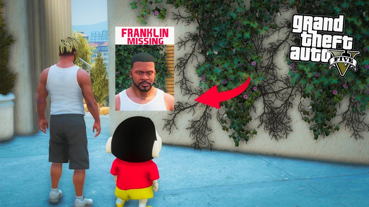 GTA 5: Shinchan Try To Find Lost Franklin | Franklin Is Missing