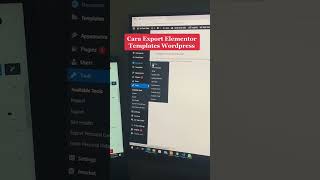 Quick Tips #3 Export Elementor Pages and Templates #shorts
