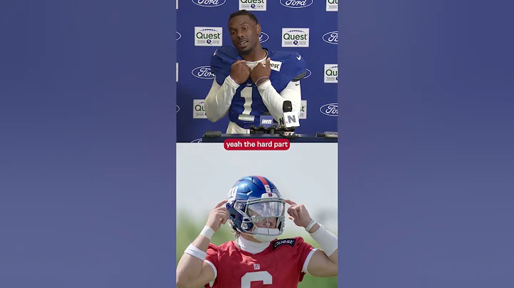 Malik on what he told Jaxson Dart leading up to his preseason debut #shorts #giants #nfl