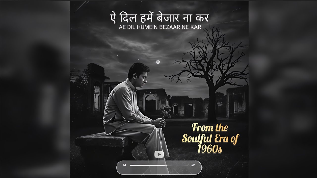 1960s Unreleased Vibe | Old Is Gold | ऐ दिल हमें बेज़ार ना कर 🥀