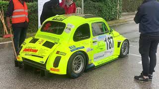 49 Alpe del Nevegal 2023 rain start fiat 500 hayabusa 4x4