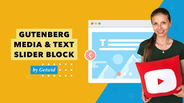 Gutenberg Text and Medial Slider Block by Getwid