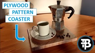 Plywood Pattern Coaster