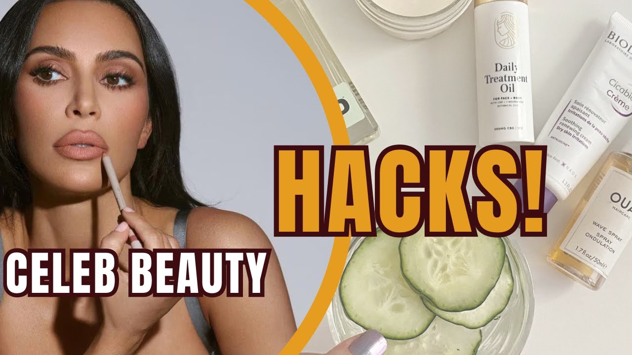 A celebrity's flawless skin