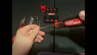 Hyper Tough 55 piece screwdriver set overview 