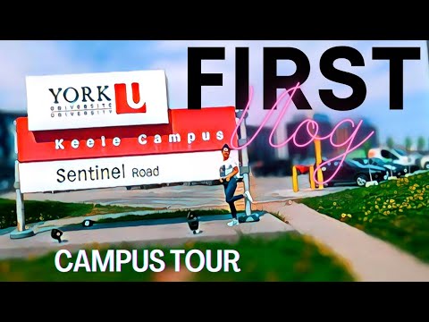 My First Week In York University |  Keele Campus Tour | International student Vlog - Hindi