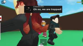 Playing Roblox Evil Break