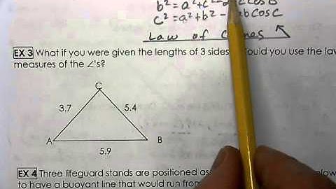 Geometry Unit 7 Day 15 notes   Law of Cosines