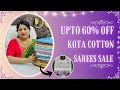 Kota Cotton Sarees Collection | Latest Sarees Online Shopping | Jabitas Choice Chunduru Sisters