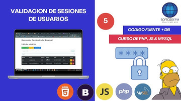 06. Sistema CRUD - Validación de Sesiones de usuarios - PHP & MYSQL