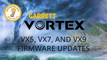 Garrett Vortex Firmware Update | 5.02, 7.02, and 9.09