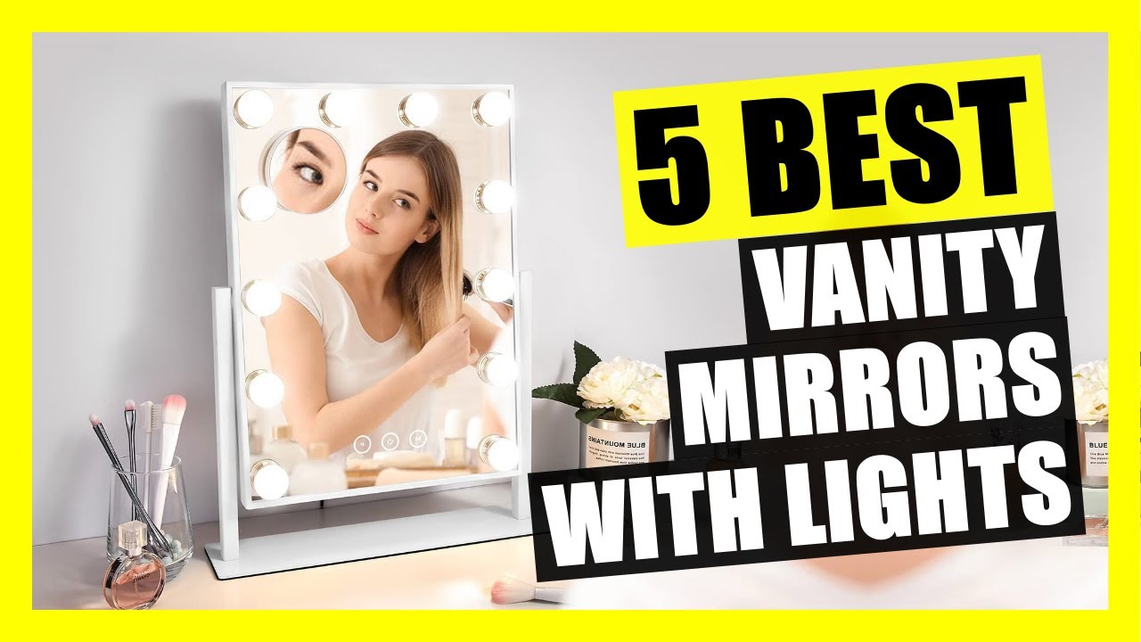  FENNIO Vanity Mirror with Lights 22x19 LED Lighted Makeup  Mirror,Large Makeup Mirror with Lights,Touch Screen with 3-Color Lighting, Led Mirror Makeup,Dimmable,for Vanity Desk Tabletop,Bedroom