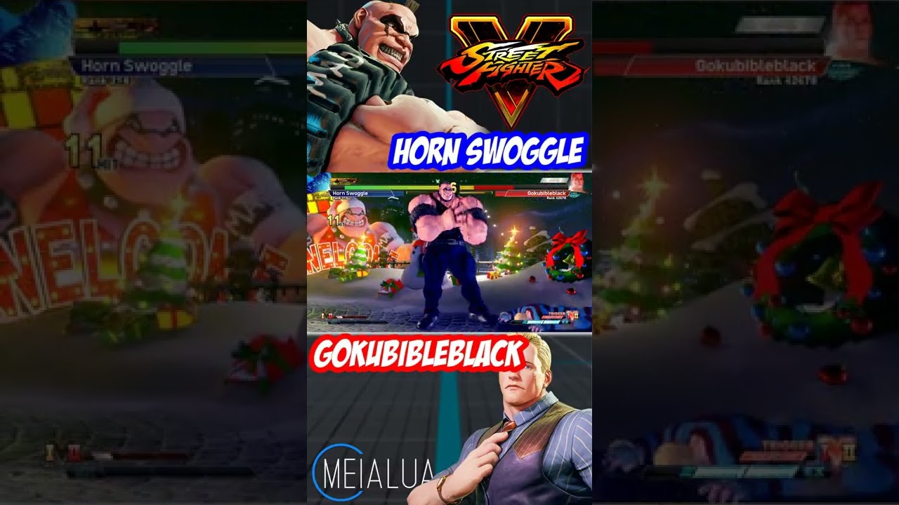 SFV CE - Horn Swoggle(ABIGAIL) VS Gokubibleblack(CODY) 🌘 MeiaLua 🌘 MMLLA