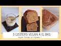 3 goûters vegan à IG bas