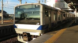 水戸線　E531系3000番台K553編成　760M　ワンマン 普通 小山 行　友部駅発車　2021.03.14