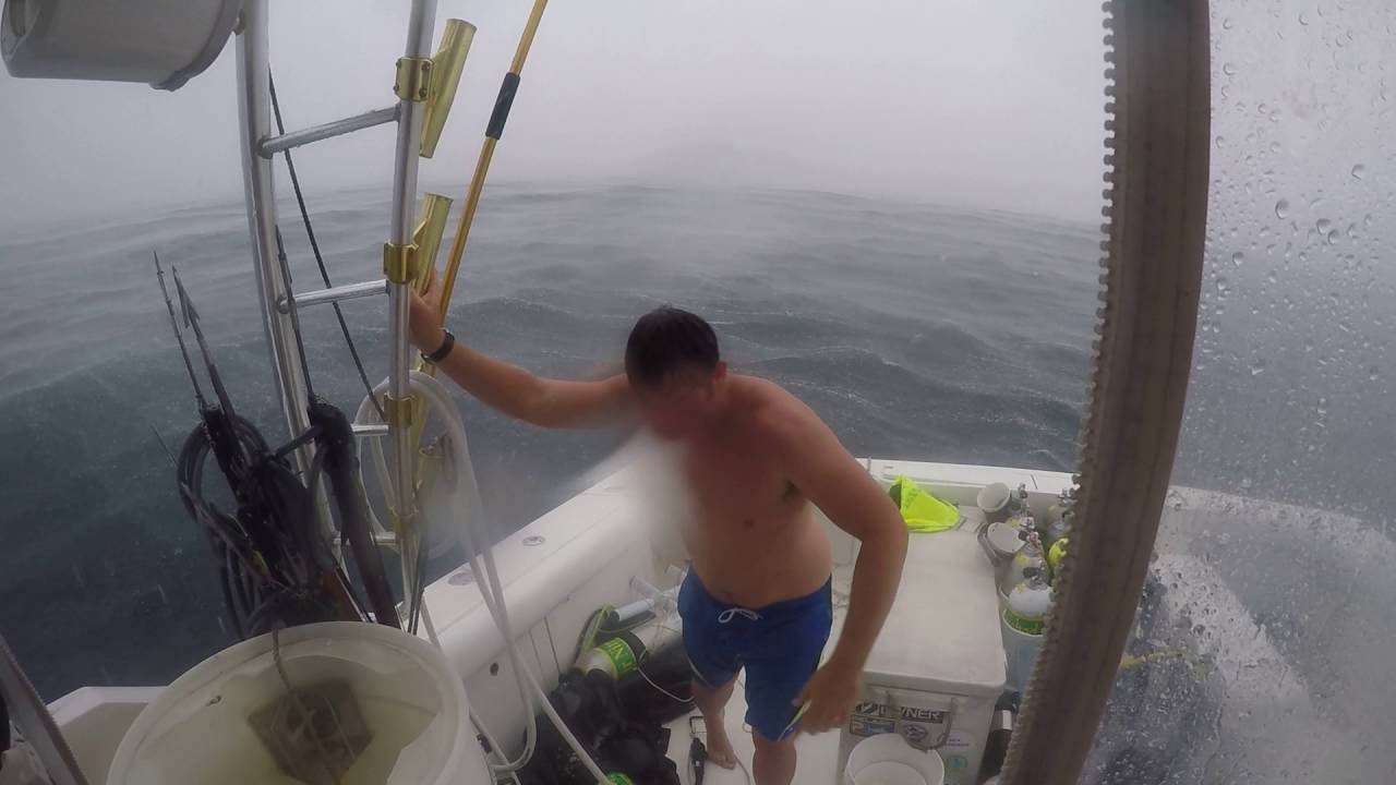 Lightning strike while on a boat. YouTube