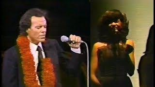 Julio Iglesias &amp; Stephanie Spruill As time goes by &quot;Casablanca film&quot; Live in Japan 1983