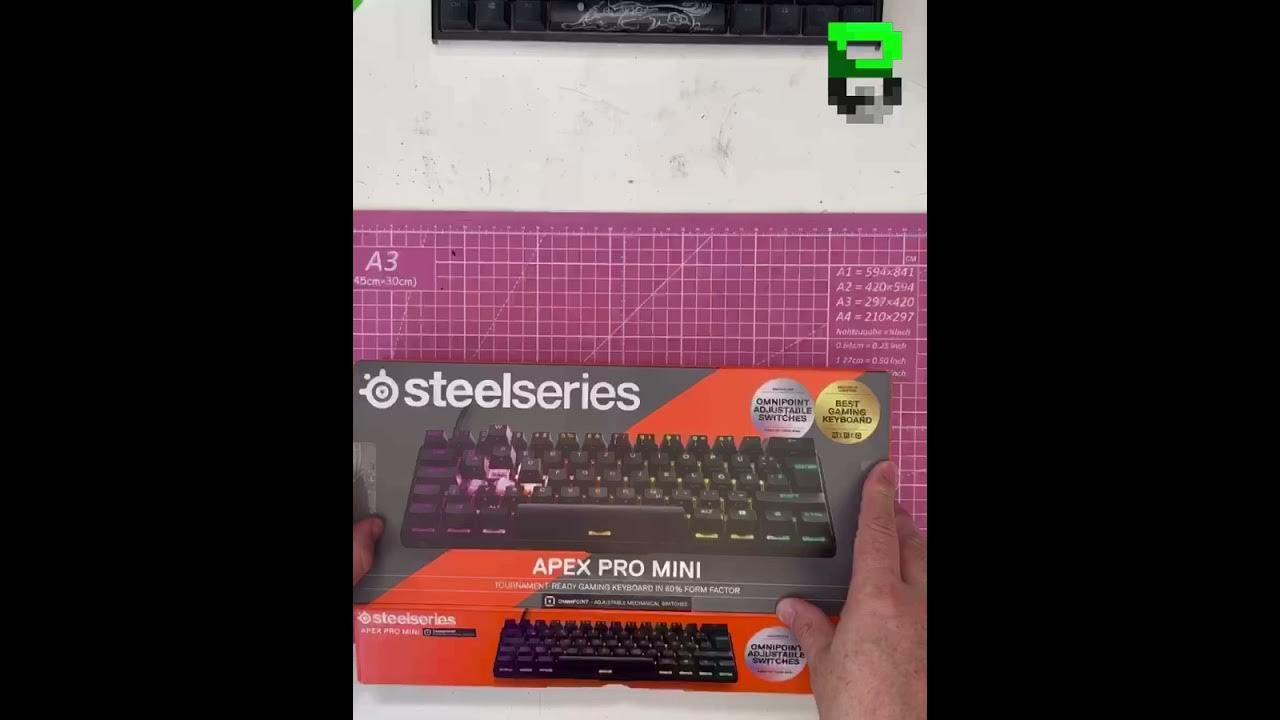 Steelseries Apex Pro mini Unboxing - ASMR + Sound test + RGB test+ Rating 