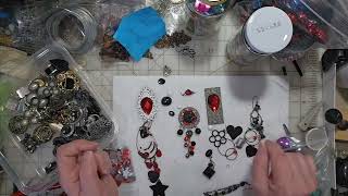 #charmsanddangles DIY Charms, Dangles, Tassels Up-cycle Junk Jewelry making Charms Part 8 colours