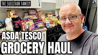 ASDA TESCO GROCERY HAUL | The Sullivan Family