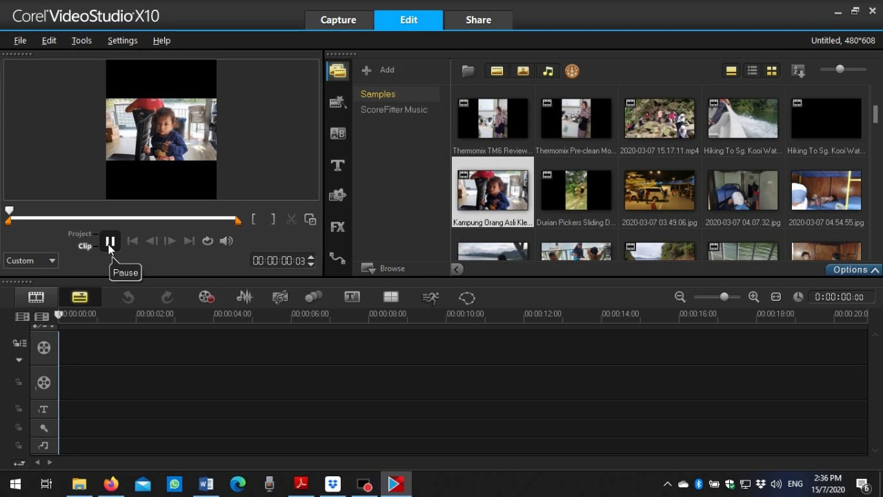 videostudio pro x10 drop every third frame during playback