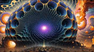 Drifting Through the Echoes of Fractals 4k Psychedelic AI Graphic Visuals