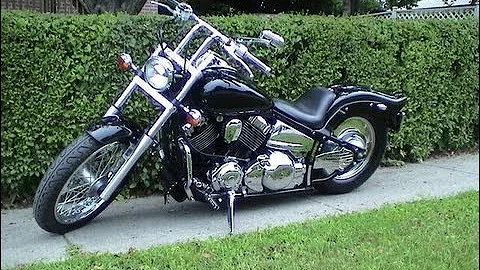 2007 Yamaha Vstar 650 with Vance & Hines pipes