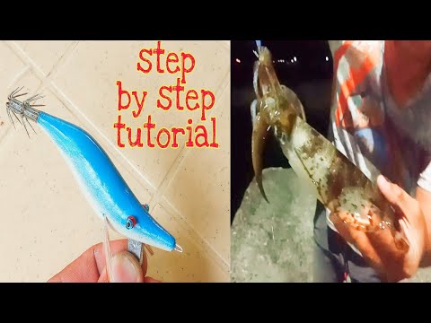 How to make squid jigs for squid fishing! 