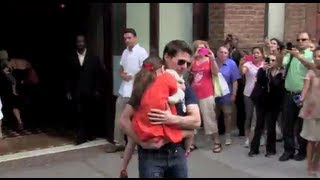 Tom Cruise & Suri Cruise first Day Out together in New York City