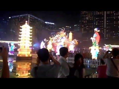 160212 2016春到河畔 激光烟火秀
