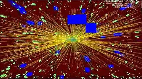 Animation of one of the first heavy-ion collisions producing muons in the CMS experiment