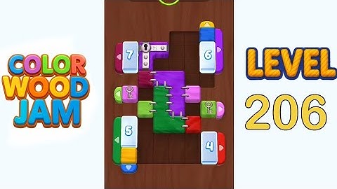 Color Wood Jam Level 206 Walkthrough Solution